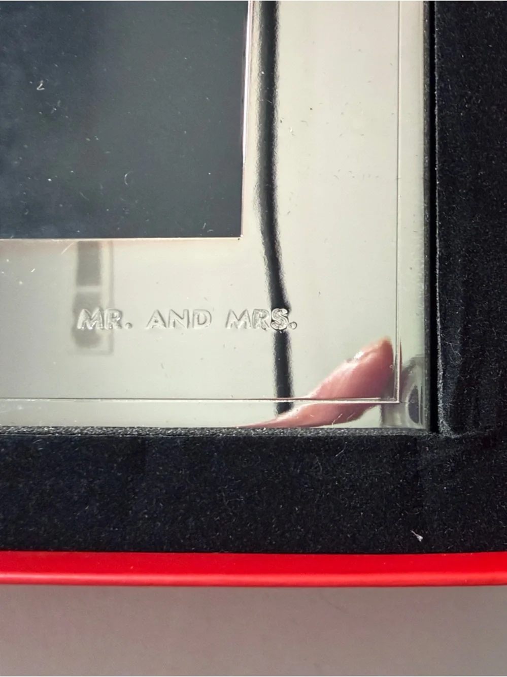 Kate Spade “Mr. And Mrs.” Double Invitation Frame
